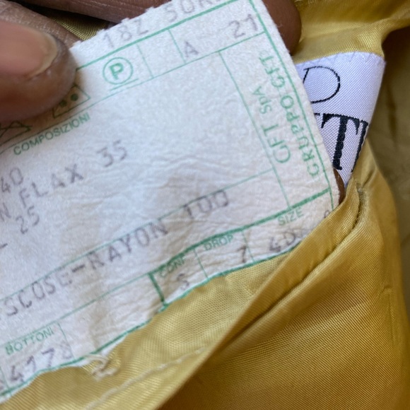 VTG Valentino Uomo🇮🇹Tweeded Silk/Linen/Wool Coat 40S - Picture 8 of 16